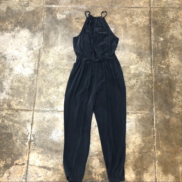 Anthropologie DRESSED TO KILL FATALE Jumpsuit Silk - Picture 3 of 8